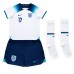 Cheap England Bukayo Saka #17 Home Football Kit Children World Cup 2022 Short Sleeve (+ pants)